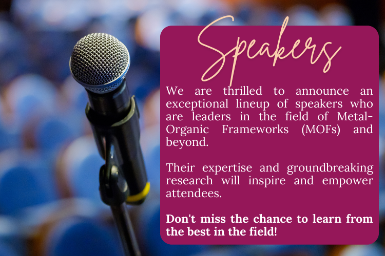 We are thrilled to announce an exceptional lineup of speakers who are leaders in the field
