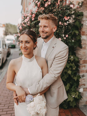 simple wedding styling in Rostock, light wedding make-up by Ira Ott