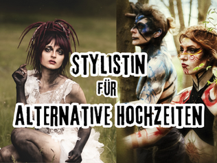 alternative Make-up Artist für unkonventionelle Hochzeit