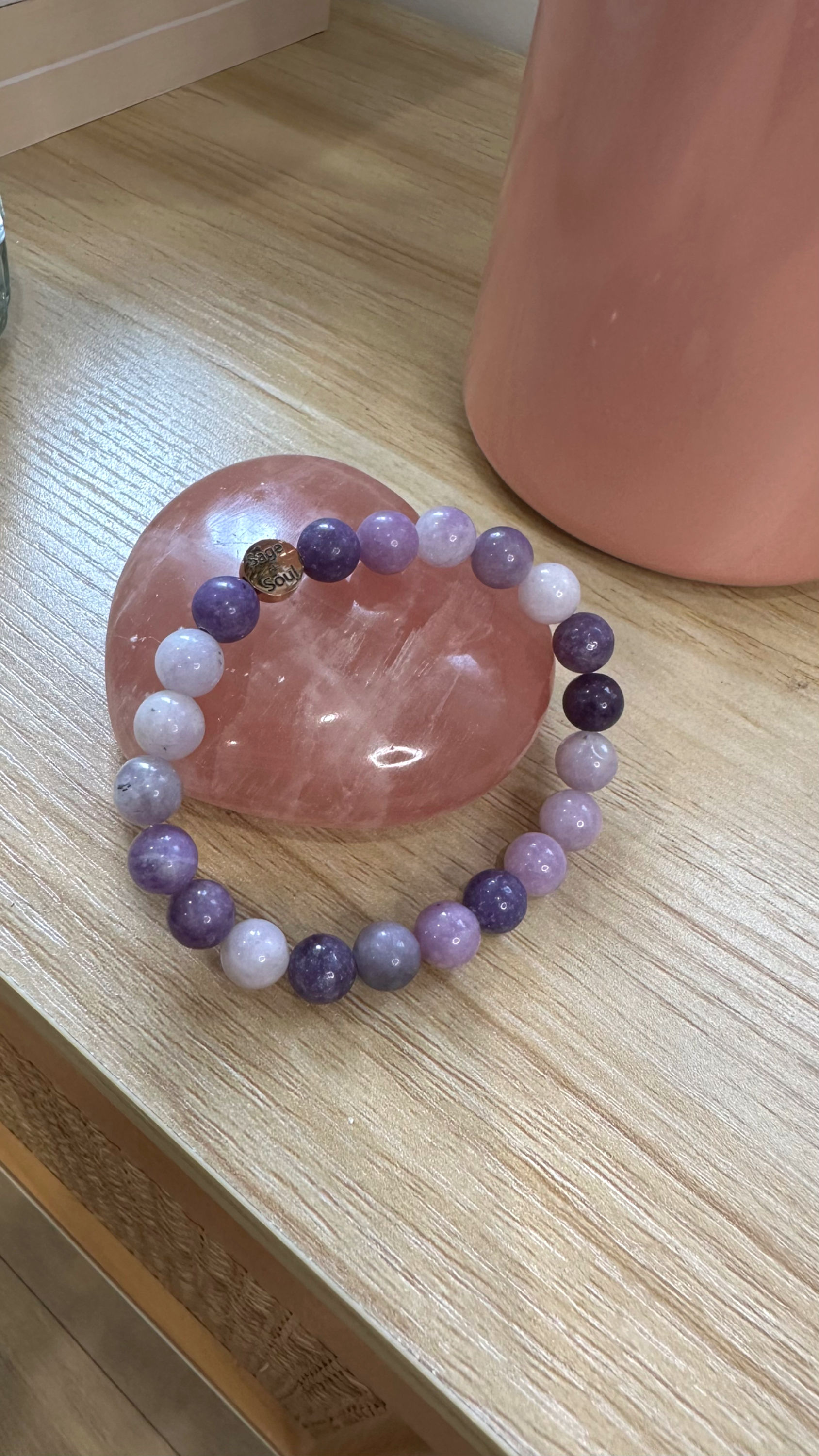 Sage + Soul Lepidolite Healing Bracelet