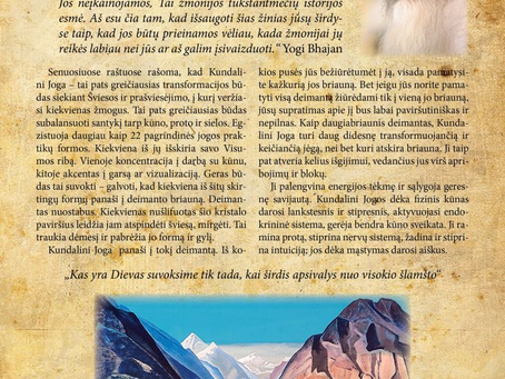 Kundalini jogos savaitgalis Lietuvoje