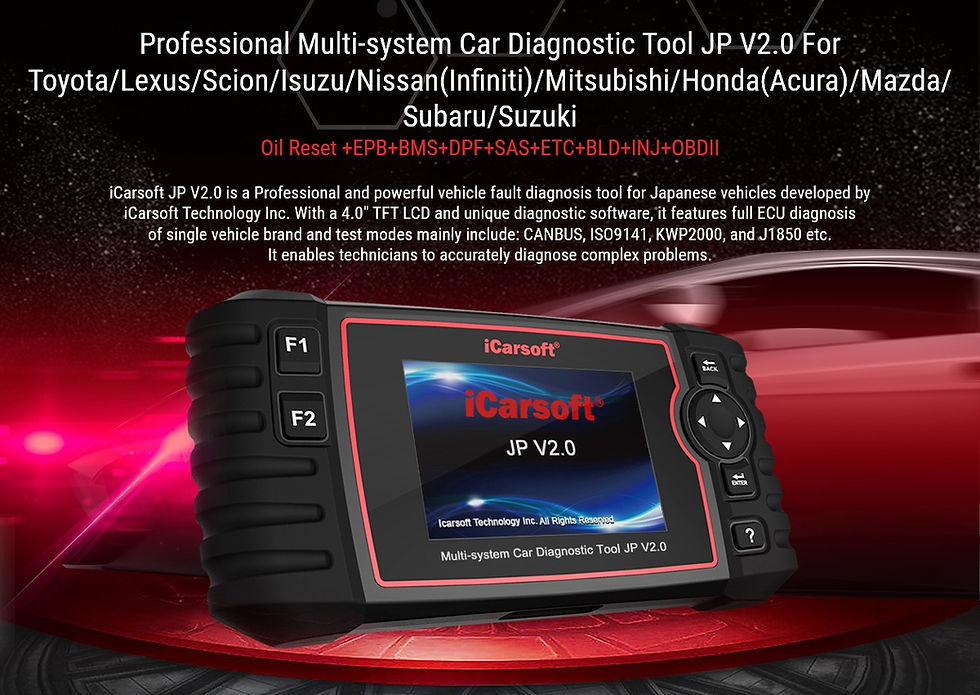 Thumbnail: ICARSOFT JP V2.0 Diagnostic Scanner - Japanese & Korean Vehicles