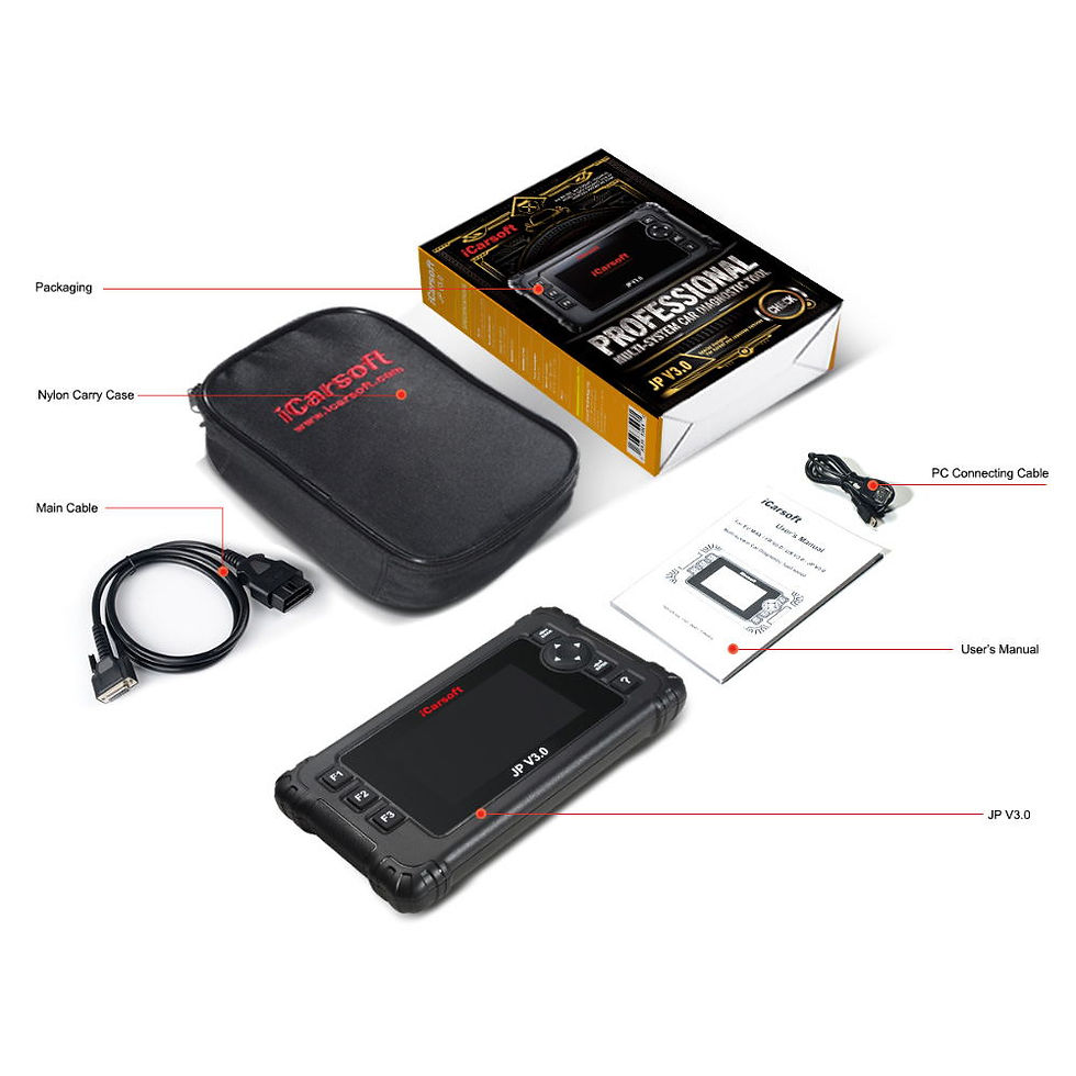 Thumbnail: ICARSOFT JP V3.0 Diagnostic Scanner - Japanese & Korean Vehicles