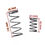 Thumbnail: 14 PSI / 8PSI 1BAR Replacement Spring Set For Turbosmart 38mm External Wastegate