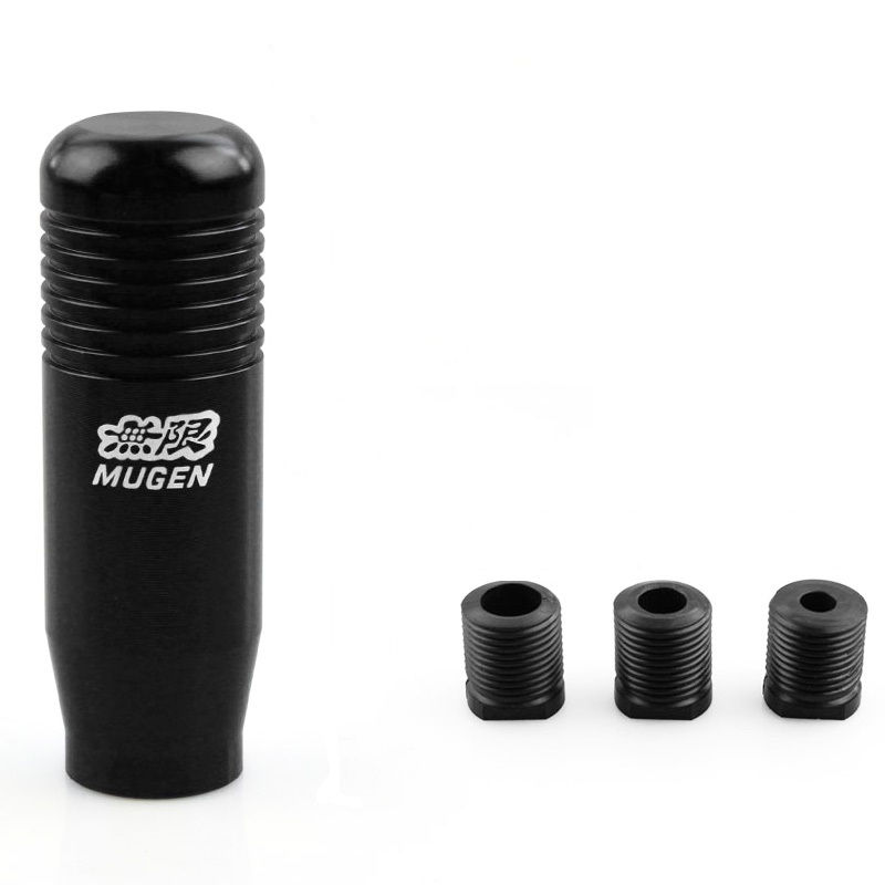 Thumbnail: Mugen Alloy Gear Knob M8 M10 M12 & Bottleneck Collar Set - Black