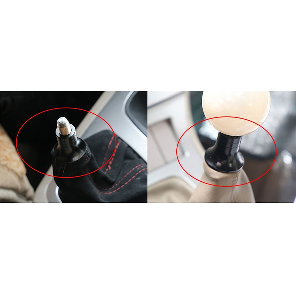 Thumbnail: Red Manual Gear Shift Knob Gaiter Retaining Collar - M8 M10 M12