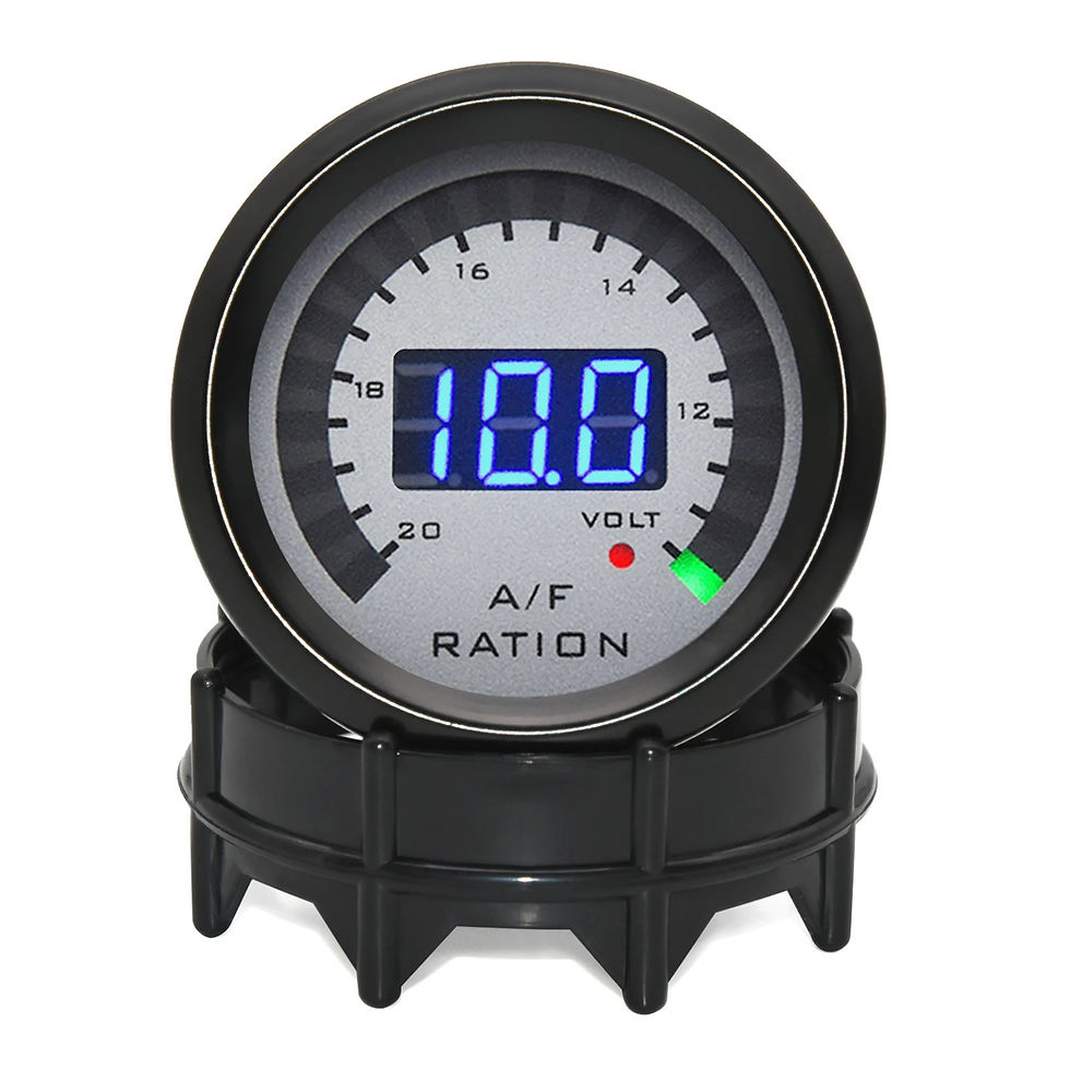 Thumbnail: 52mm Air Fuel Ratio Volt 2 in 1 LED Digital Gauge & Narrowband O2 Oxygen Sensor