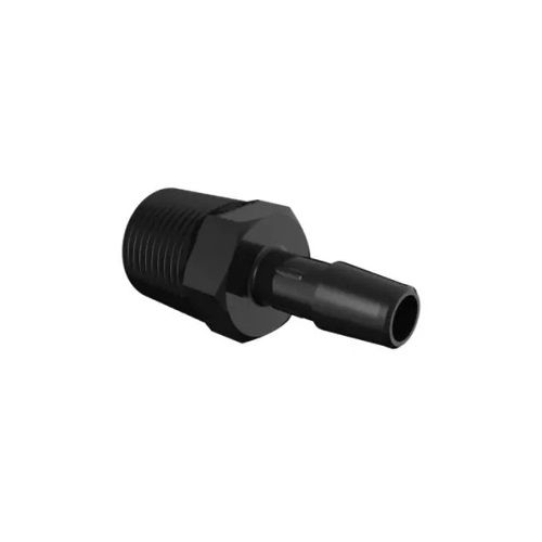 Thumbnail: 3x 1/8 NPT to 5mm 6mm Black Push On Barb Tail Hose Pipe Fitting Adaptor