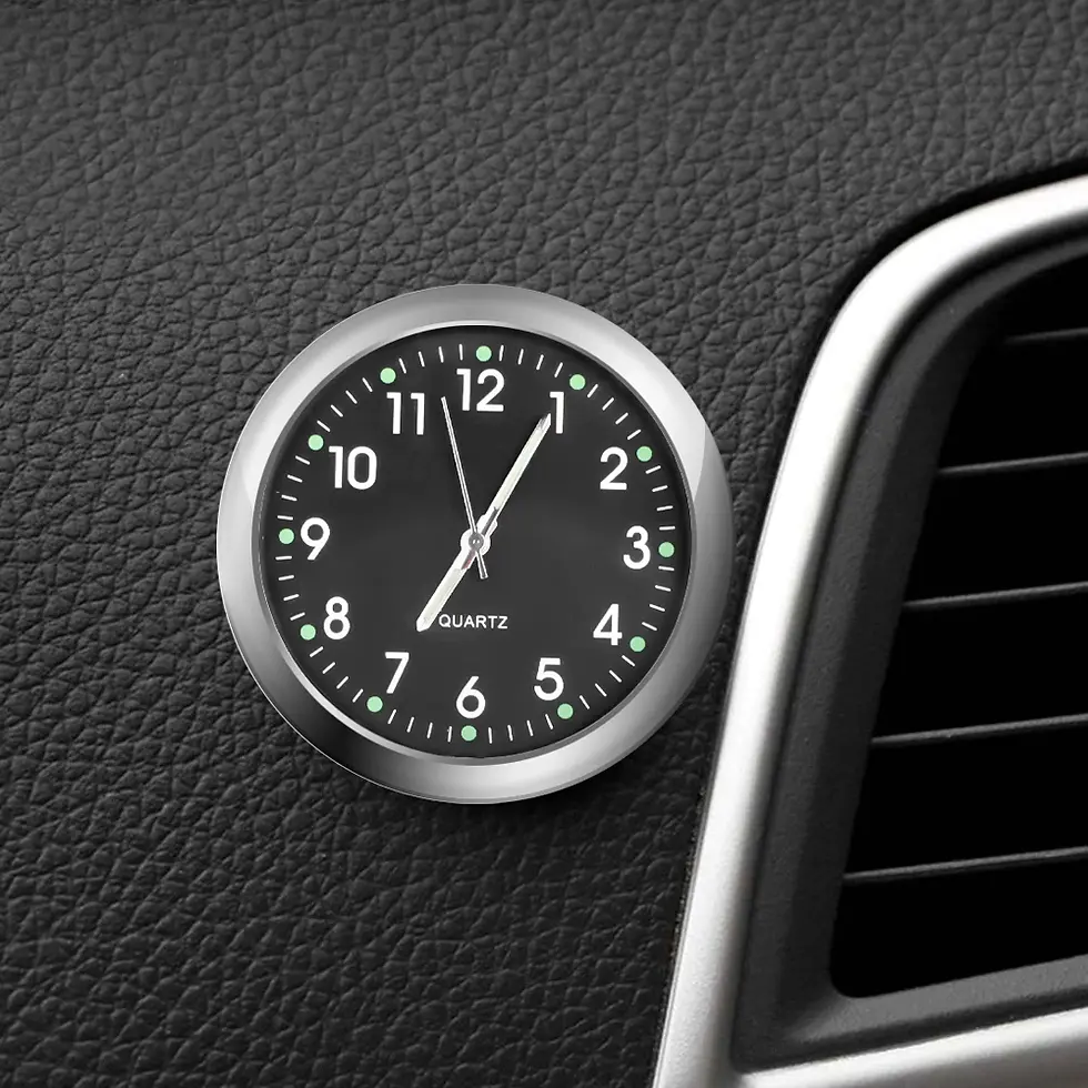 Thumbnail: 40mm Universal Stick-On Silver Watch Clock With Luminous Pointer - NO.2