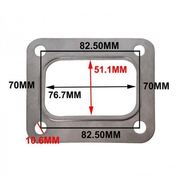 Thumbnail: Stainless Steel Single Layer Turbo Flange Exhaust Gasket