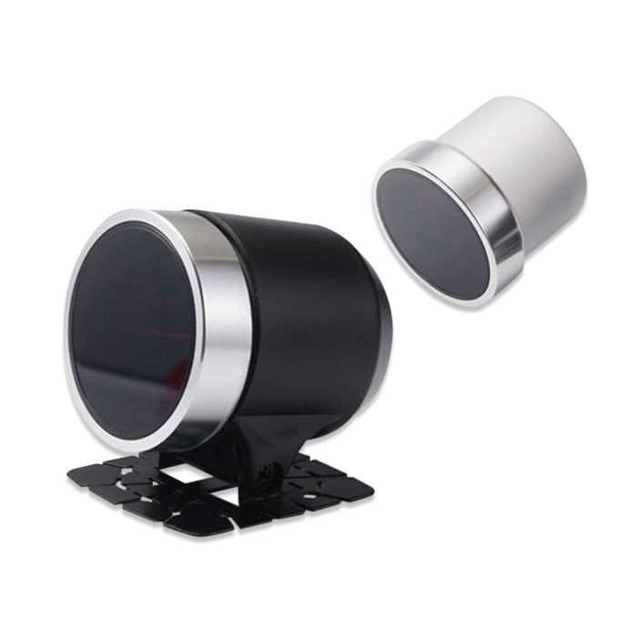 Thumbnail: 52mm Smoked Stepper Motor Peak Warning Oil Temp Gauge - Amber