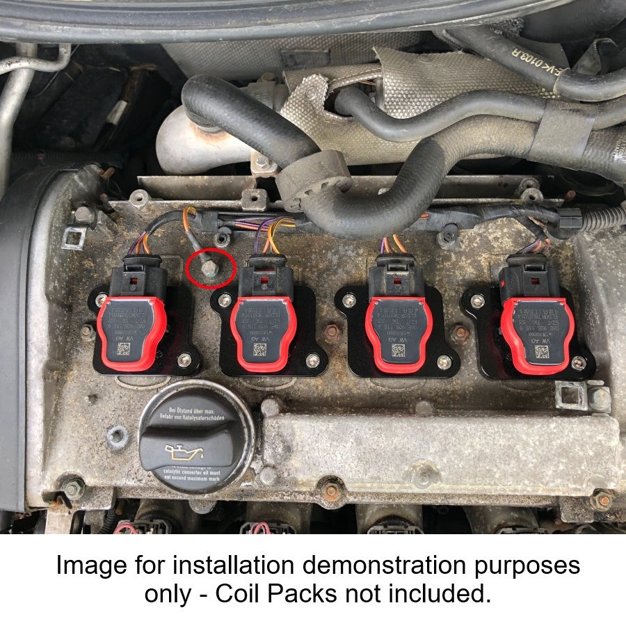 Thumbnail: Coil Pack Conversion Adaptors for VW Audi Golf Jetta A4 A6 TT 1.8T To 2.0 TFSI