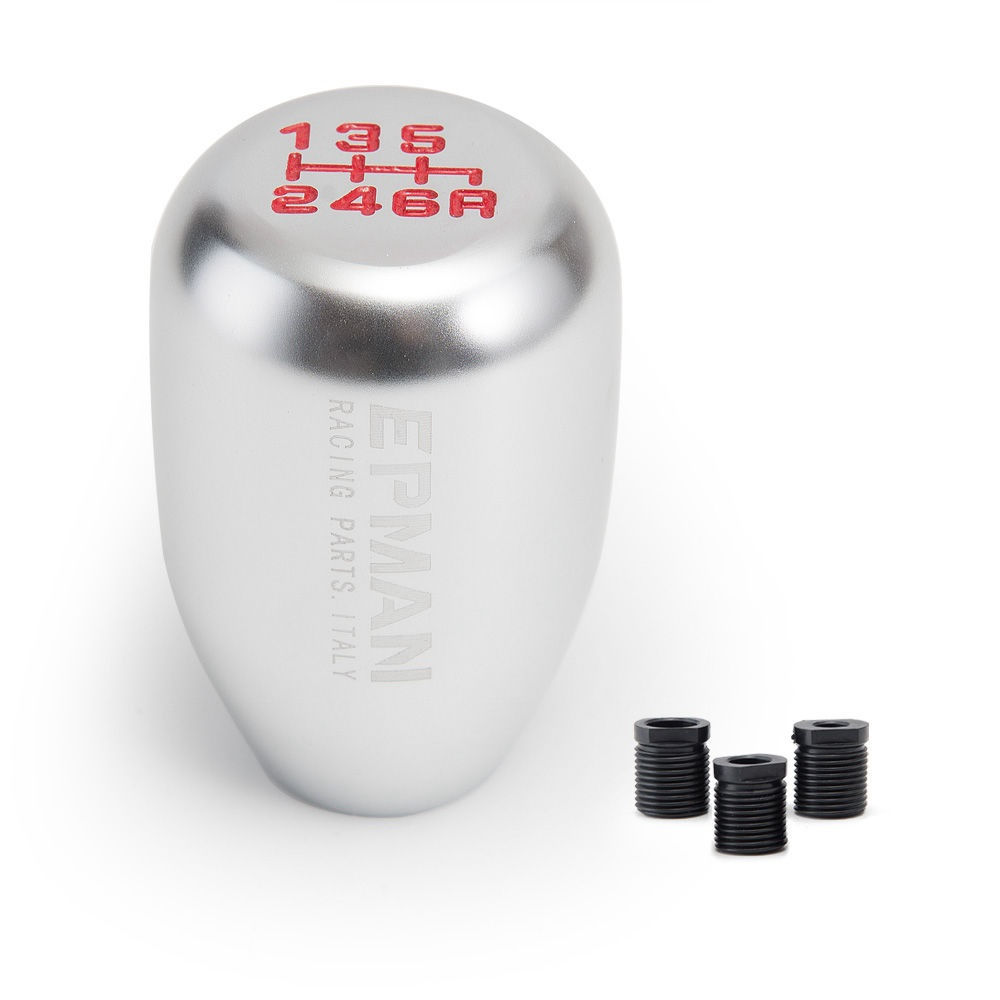 EPMAN Universal Silver 6 Speed Manual Gear Shift Knob