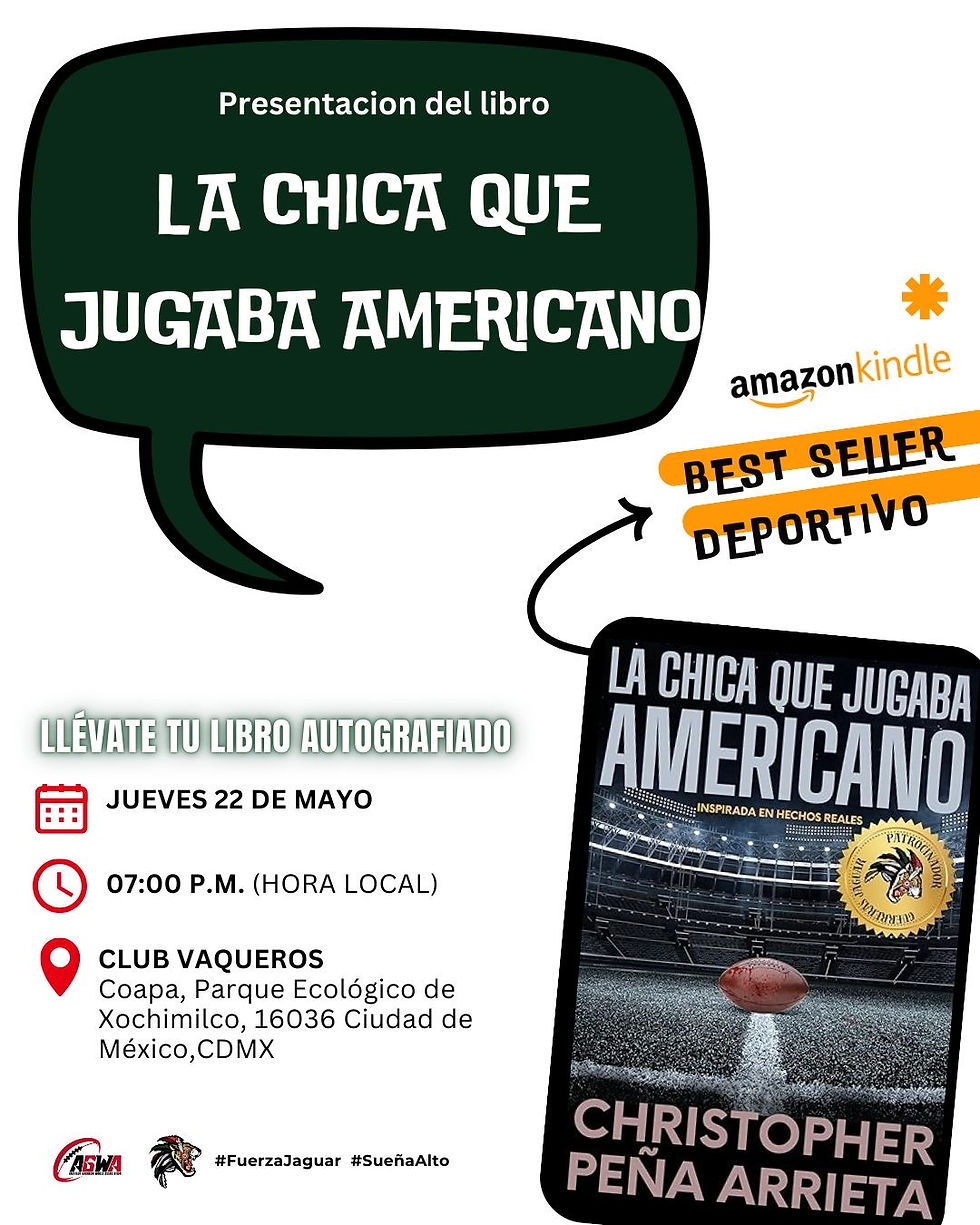 Presentación del libro La chica que jugaba americano