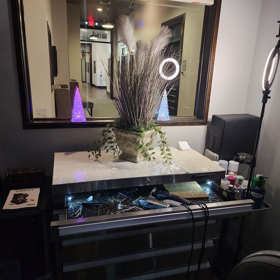 Barbershop near Custer and Stacy Rd.