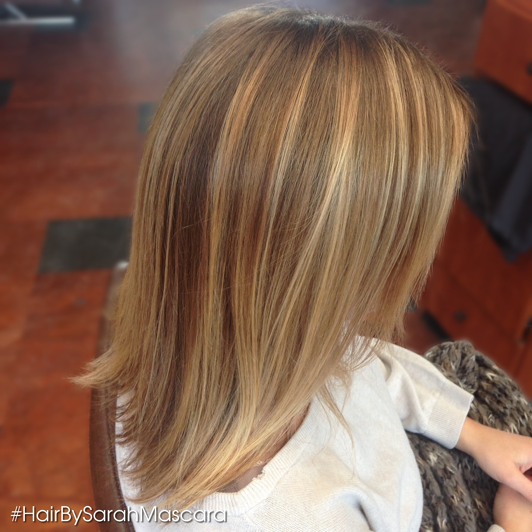 Hair By Sarah Mascara Strawberry Blonde Highlights