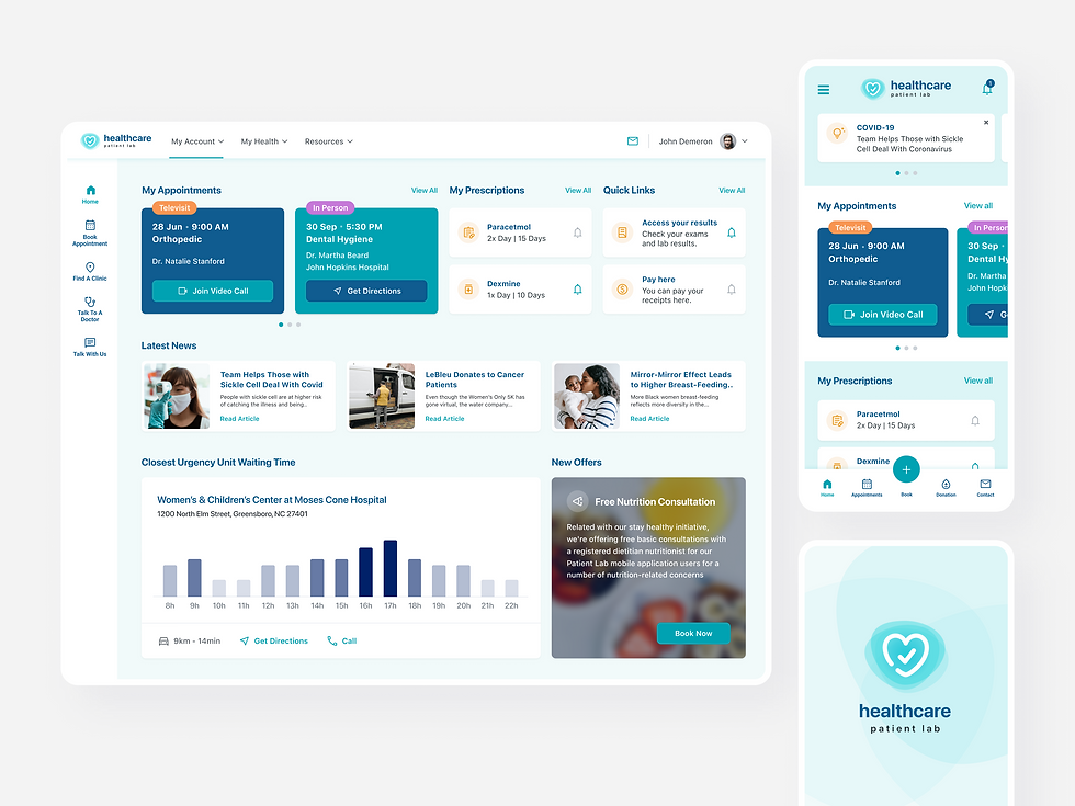 Healthcare UI/UX Design