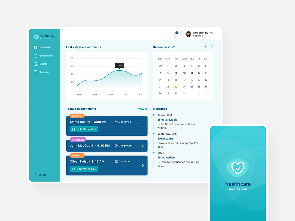 Healthcare UI/UX Design