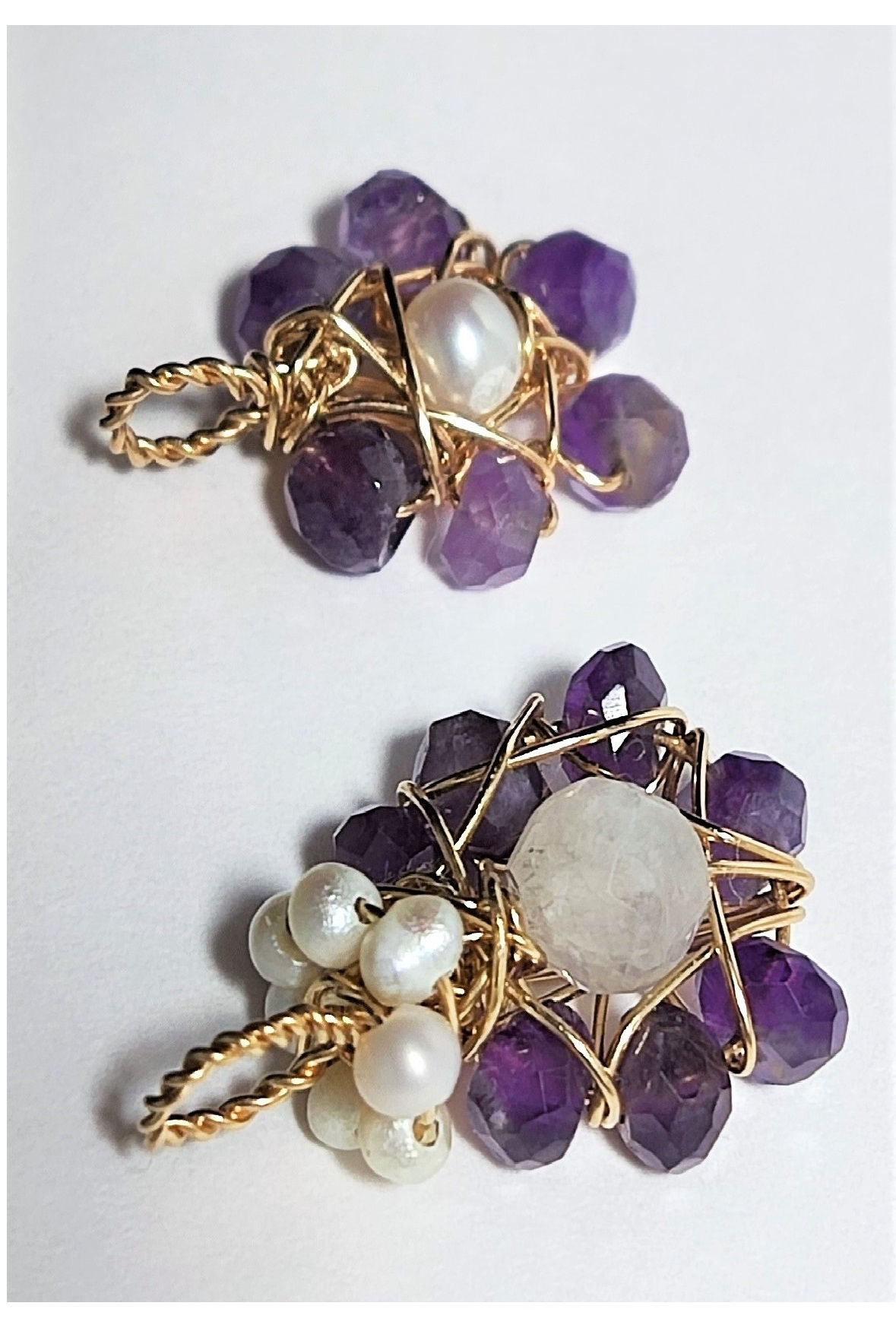 B90. Cercei miniature in Gf mama-fiica