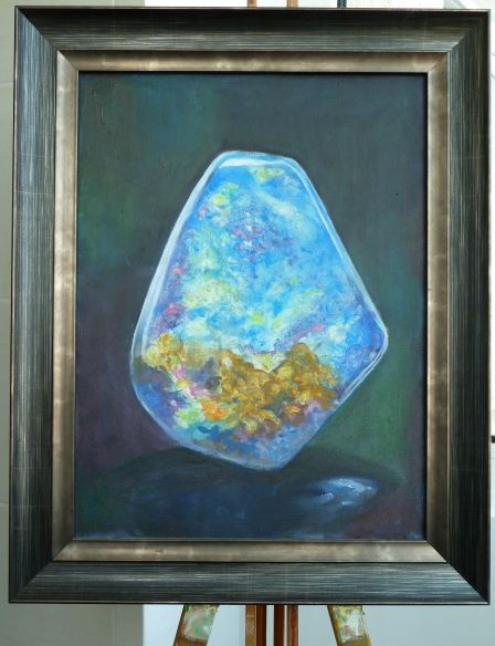P4. Opal - microunivers // Opal - microunivers Oil on canvas;