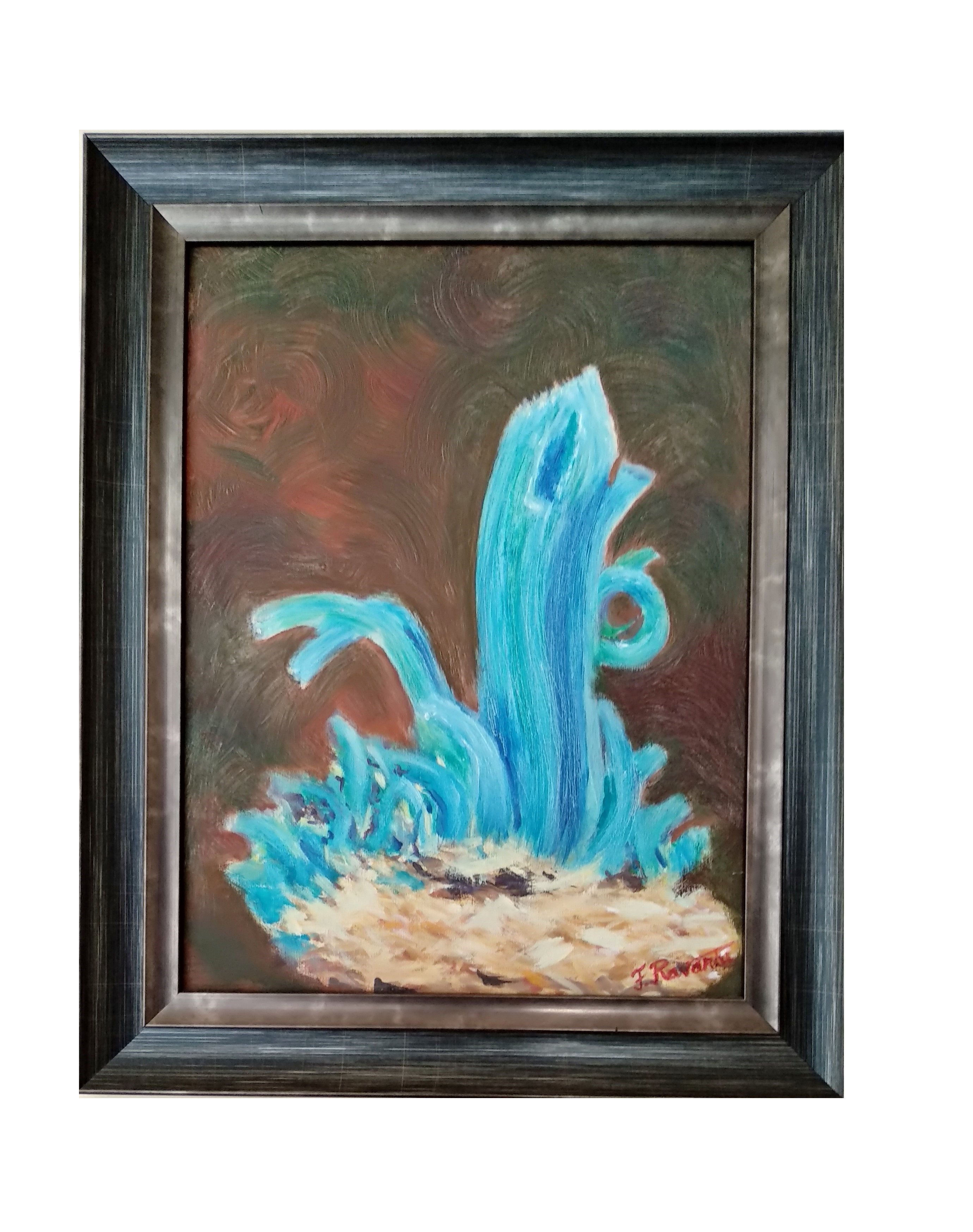 P3. Calchantite // Calchantit \\ Oil on canvas;