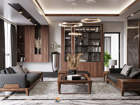 Sống Trong Hơi Thở Của Tự Nhiên: Tinh Hoa Nội Thất Chung Cư Từ Gỗ Óc Chó