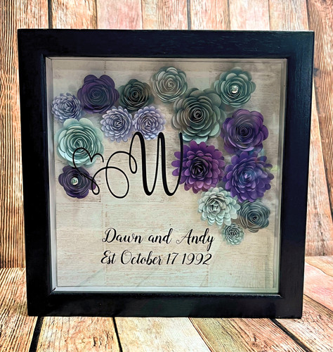 Signature Shadow Box Personalized Shadow Box | DCC Designs LLC