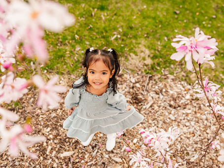 Wheaton's Hurley Garden Spring Maternity Session