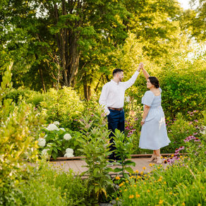 St James Farm Summer Engagement Session in Warrenville
