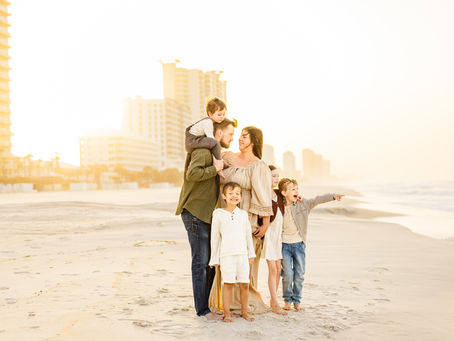 Panama City Beach Sunrise Family Photos