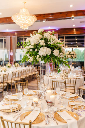 Shamrock florist centerpieces at the drake in oak brook