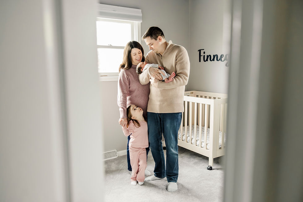 In Home Lifestyle Newborn Session