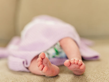 Elgin In Home Lifestyle Newborn Session | Baby Lucy