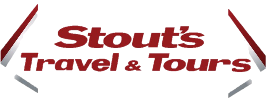 Official logo of Stouts Tours featuring elegant typography.
