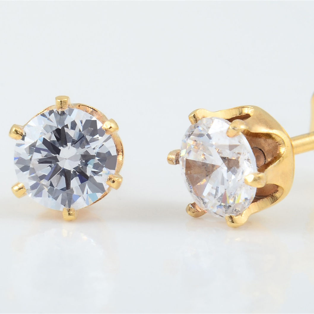 GP 5 mm Cubic Zirkonia Clear