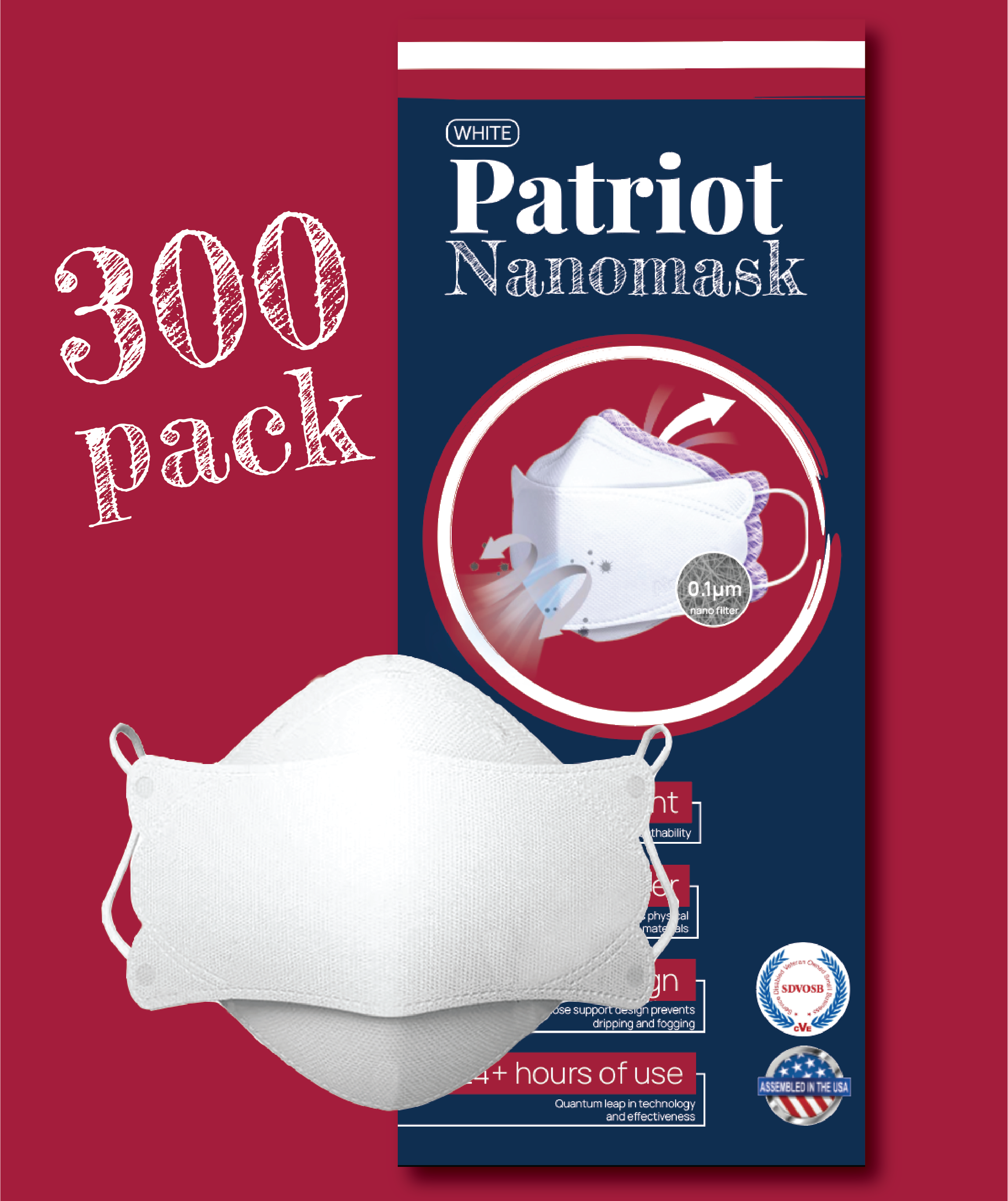 Patriot Nanomask (300 pc)