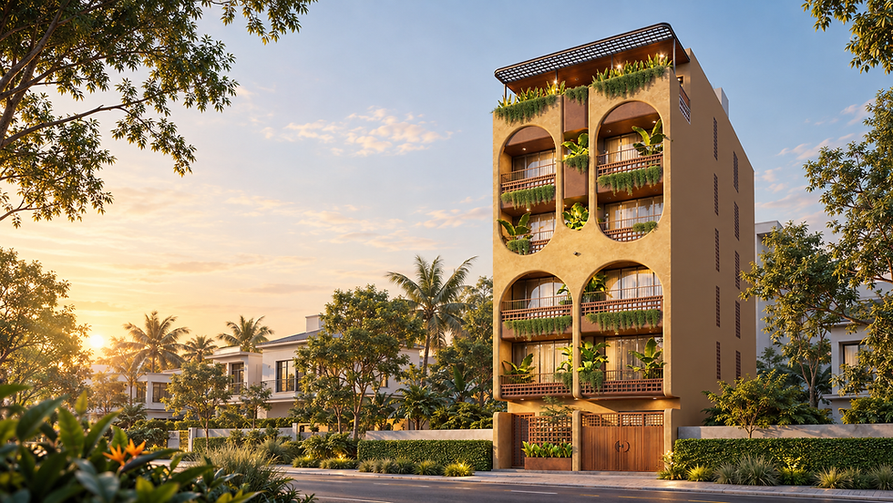 GREEN OASIS monthly rental and serviced residence in My An, Da Nang