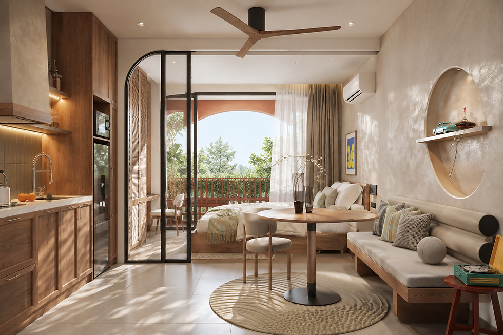 GREEN OASIS monthly rental and serviced residence in My An, Da Nang