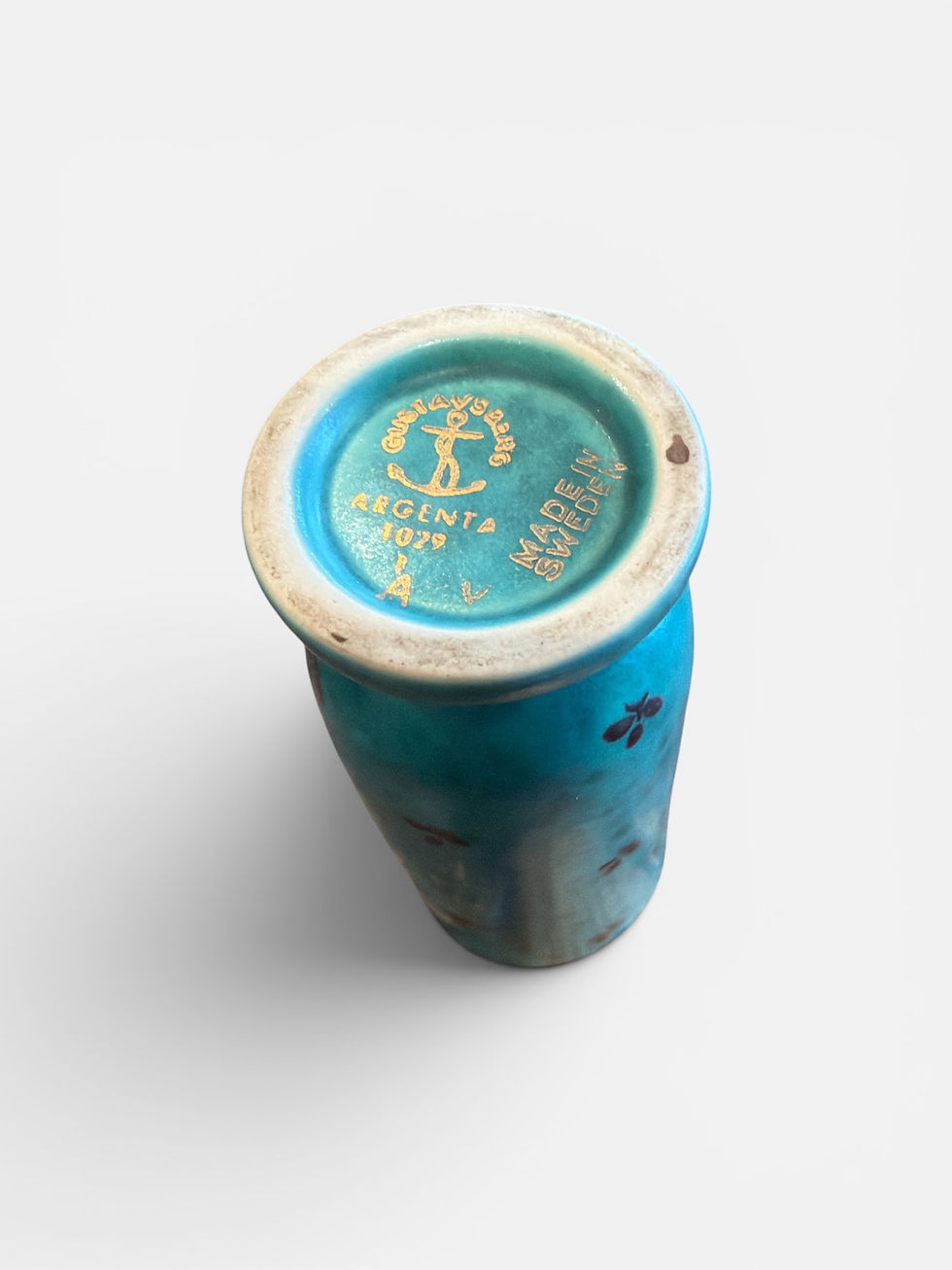 Thumbnail: Vintage Gustavsberg Argenta Mini Vase
