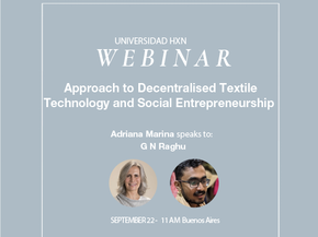 Webinar 22.9: Approach to Decentralised Textile Technology and Social Entrepreneurship