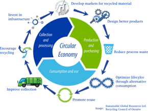 Circular economy as the vehicle that guides systemic change 
