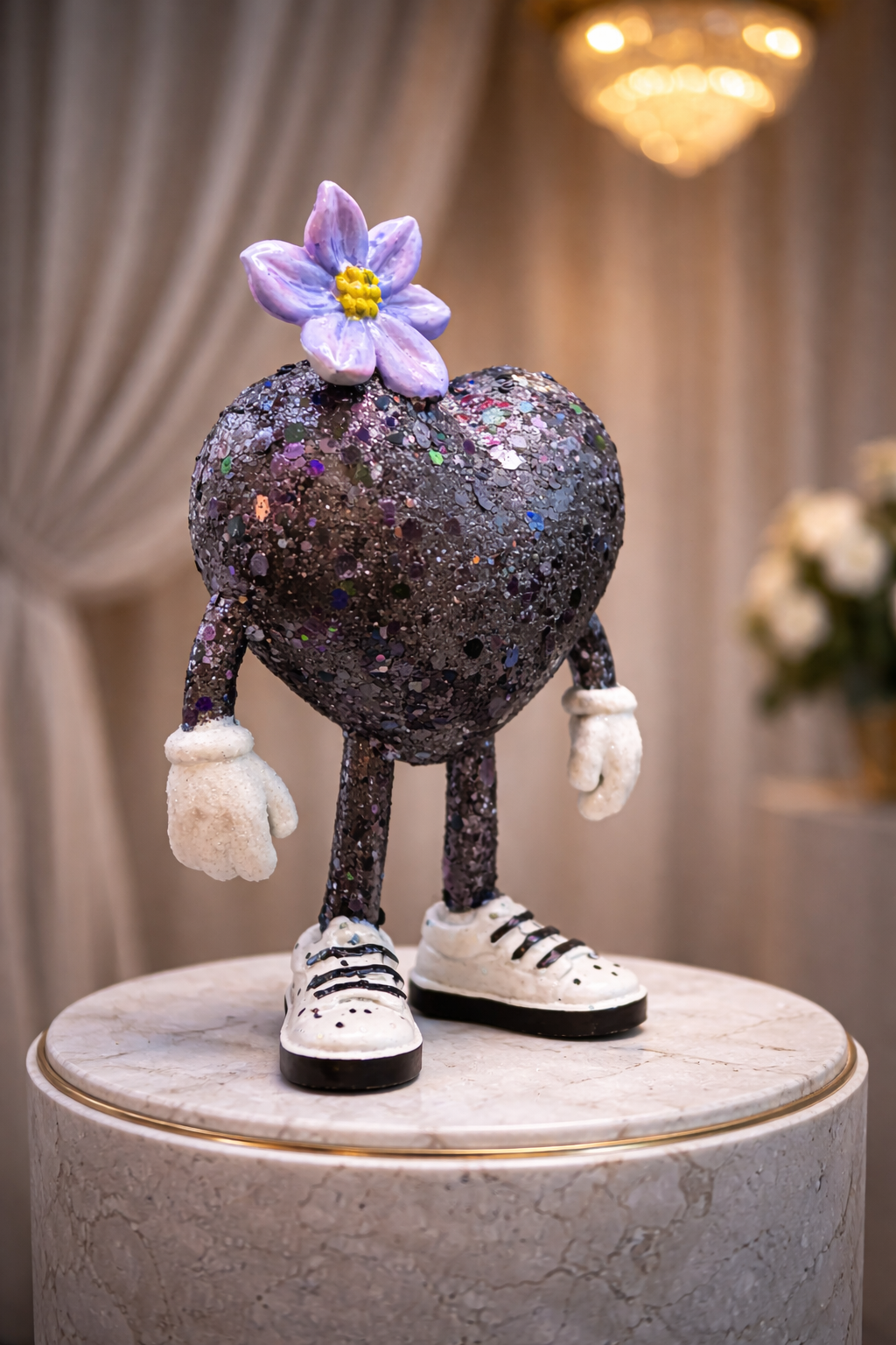 KÙR paillettes noir