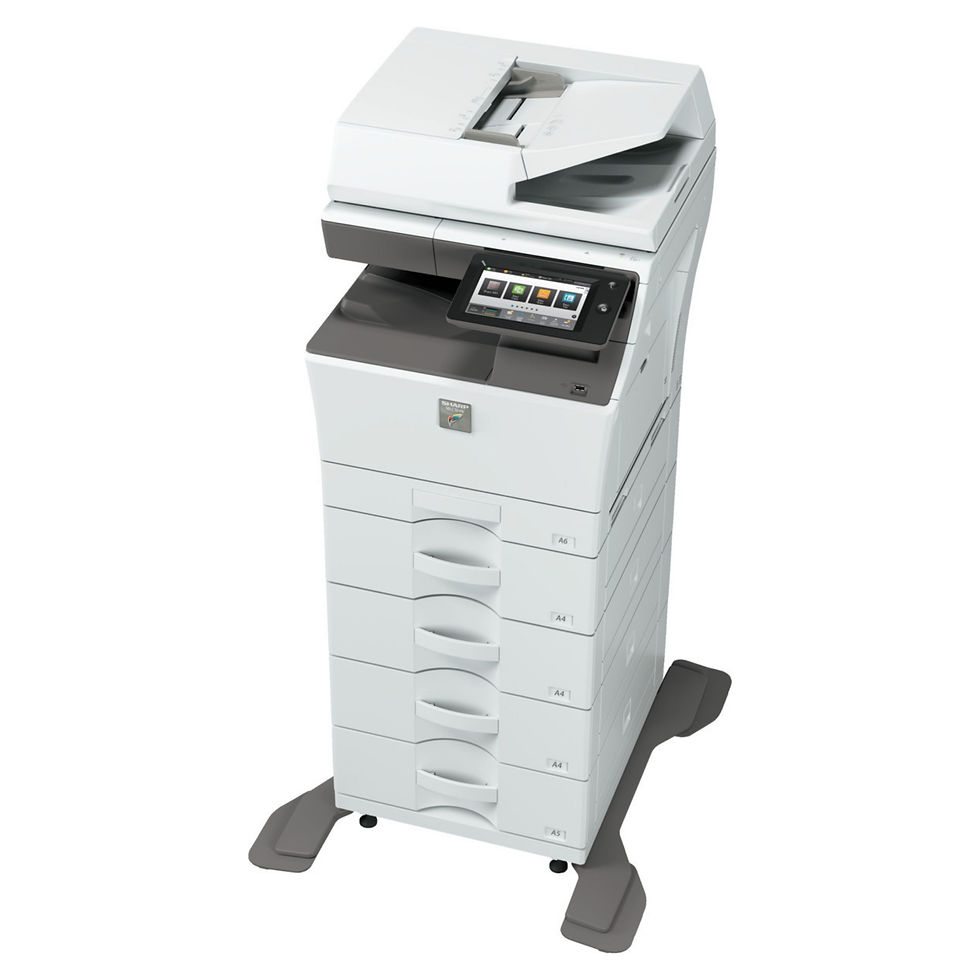 Thumbnail: Sharp MX-C304W / MXC304W A4 multifunctional colour printer floor standing slant