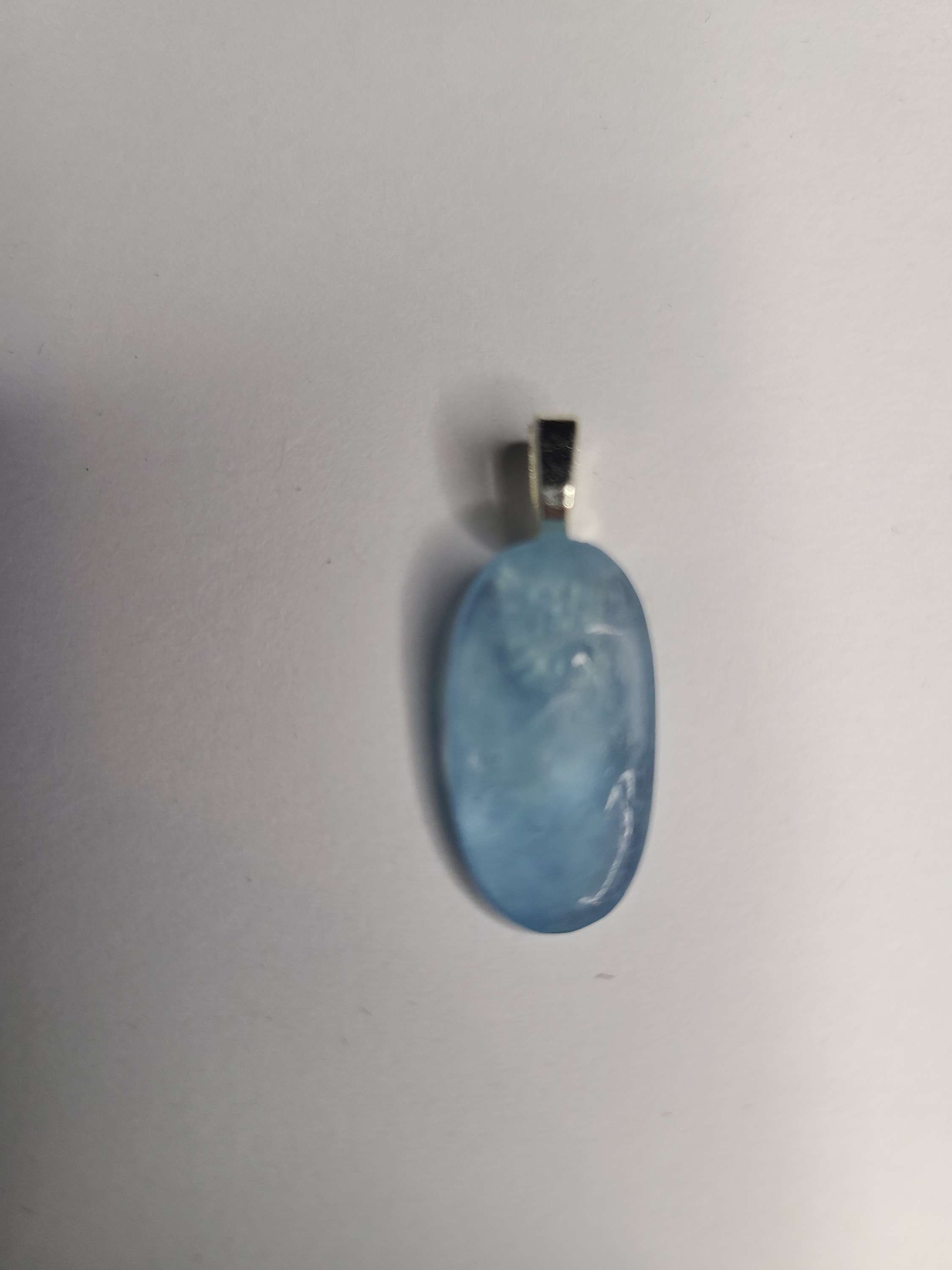 Oval shaped aquamarine 