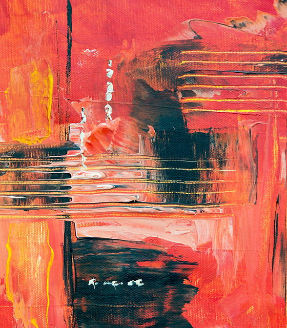Red Oil Painting