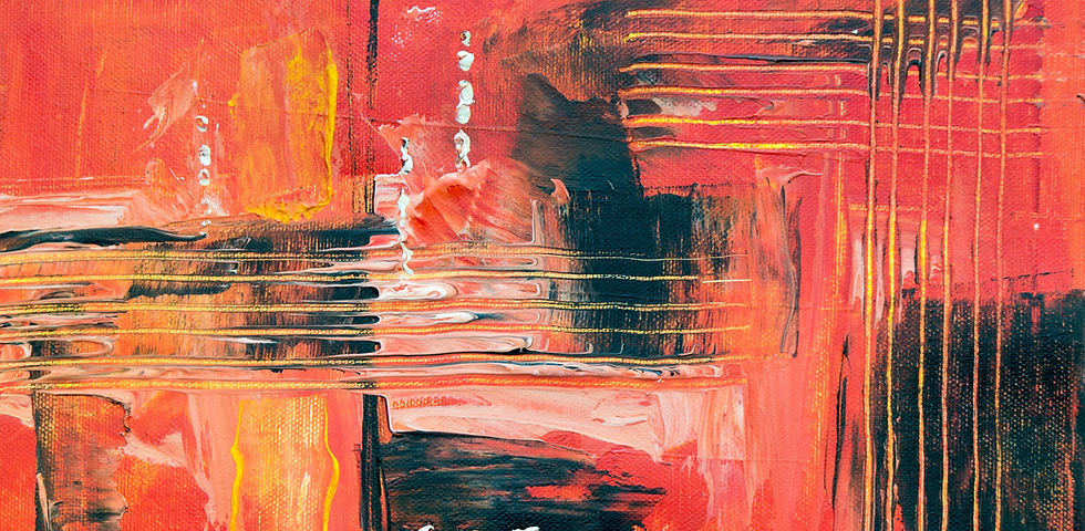 Red Oil Painting