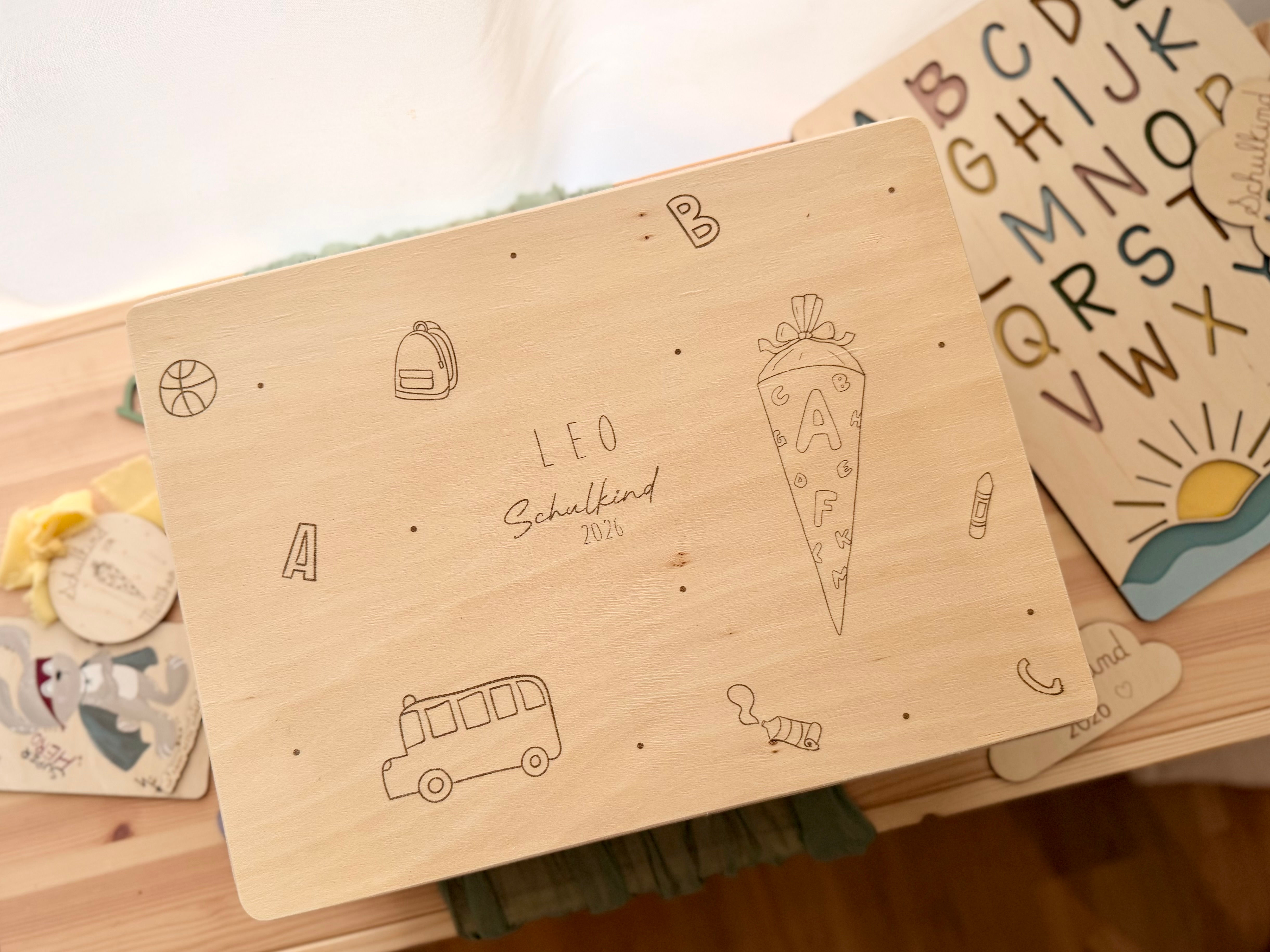 Personalisierte Erinnerungsbox Schule, Kindergarten