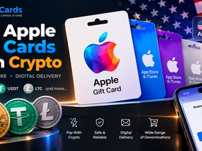 Buy Apple Gift Cards with cryptocurrency in the US