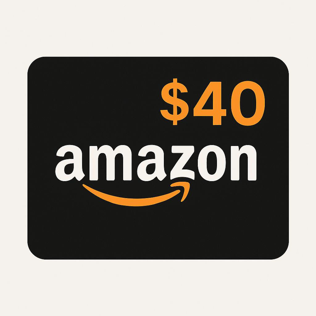 Buy Amazon Gift Card 40 Dollar USA