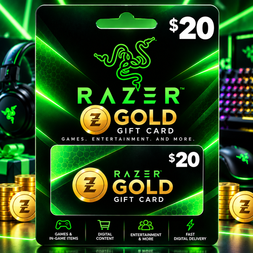 Razer Gold Gift Card 20 USD USA